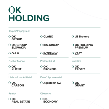 Schéma společností OK HOLDING